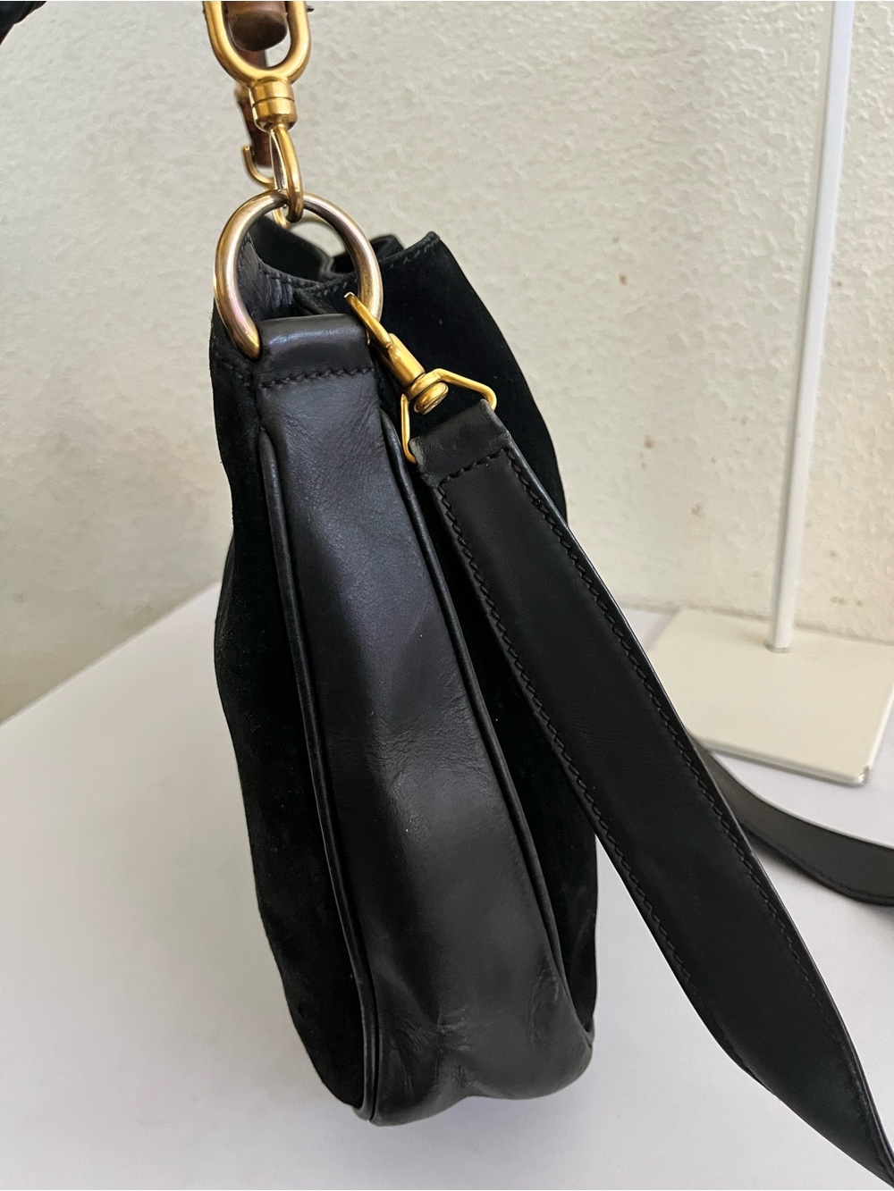 Gucci vintage bamboo handle hobo bag - Picture 9 of 11